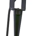 Steinhauer Outdoor Erdspieß-Strahler NOVA, IP54, inkl. GU10 LED 4W 2700K 345lm, dreh- und neigbar, mit Steckerkabel, schwarz matt