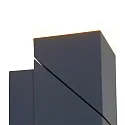 Steinhauer LED Außenwandleuchte JACK, IP67, 2x 6.5W 2700K 295lm, verstellbar, schwarz matt / Abdeckungen mattweiß