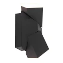 Steinhauer LED Außenwandleuchte JACK, IP67, 2x 6.5W 2700K 295lm, verstellbar, schwarz matt / Abdeckungen mattweiß
