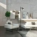 anne light & home Stehleuchte  FJORGARD, 2-flammig, 2x E27, 1 Schalter pro Kopf, neigbar, schwarz / Metall