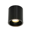 Steinhauer Aufbau-Downlight PÉLITE SPOT, Ø 8.5cm, GU10 max. 40W, starr, schwarz matt