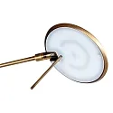 LED Deckenfluter ZODIAC, inkl. Leseleuchte mit Gelenkarm, 25+6W 2700K 2200+700lm, mit Touch-Dimmer, bronze