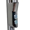 Steinhauer LED Deckenfluter ZODIAC, inkl. Leseleuchte mit Gelenkarm, 25+6W 2700K 2200+700lm, mit Touch-Dimmer, stahl gebürstet