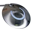 Steinhauer LED Deckenfluter ZODIAC, inkl. Leseleuchte mit Gelenkarm, 25+6W 2700K 2200+700lm, mit Touch-Dimmer, stahl gebürstet