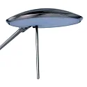 Steinhauer LED Deckenfluter ZODIAC, inkl. Leseleuchte mit Gelenkarm, 25+6W 2700K 2200+700lm, mit Touch-Dimmer, stahl gebürstet