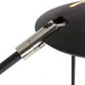 Steinhauer LED Deckenfluter ZODIAC, inkl. Leseleuchte mit Gelenkarm, 25+6W 2700K 2200+700lm, mit Touch-Dimmer, schwarz matt