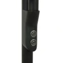 Steinhauer LED Deckenfluter ZODIAC, inkl. Leseleuchte mit Gelenkarm, 25+6W 2700K 2200+700lm, mit Touch-Dimmer, schwarz matt