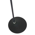 Steinhauer LED Deckenfluter ZODIAC, inkl. Leseleuchte mit Gelenkarm, 25+6W 2700K 2200+700lm, mit Touch-Dimmer, schwarz matt