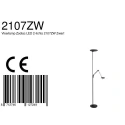 Steinhauer LED Deckenfluter ZODIAC, inkl. Leseleuchte mit Gelenkarm, 25+6W 2700K 2200+700lm, mit Touch-Dimmer, schwarz matt