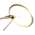 Steinhauer LED Wandleuchte ZODIAC, mit Gelenkarm, 6W 2700K 700lm, CRi >90, mit Touch-Dimmer, bronze