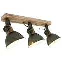 Mexlite Spot GEARWOOD, 3 flames, green