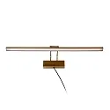 Steinhauer Wall luminaire LITHO LED, 1 flame, 60cm, bronze