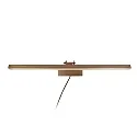 Steinhauer Wall luminaire LITHO LED, 1 flame, 60cm, bronze