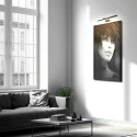 Steinhauer LED Bilderleuchte LITHO, 60cm, 9W 2200-4000K (CCT) 850lm, CRi >90, dimmbar, neigbar, Euro-Steckerkabel, schwarz matt