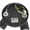 Mexlite Aufbaustrahler UPROUND, IP44, 2-flammig, inkl. 2x GU10 LED 4.6W 2200-2700K 480lm (D2W), dreh- und neigbar, schwarz matt
