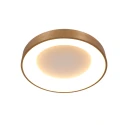 Steinhauer LED Deckenleuchte RINGLEDE, Ø 38cm, 30W 2700K 2800lm, direkt / indirekt, dimmbar, gold matt