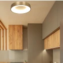 Steinhauer LED Deckenleuchte RINGLEDE, Ø 38cm, 30W 2700K 2800lm, direkt / indirekt, dimmbar, gold matt