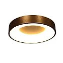 LED Deckenleuchte RINGLEDE, Ø 48cm, 40W 2700K 3600lm, direkt / indirekt, dimmbar, bronze