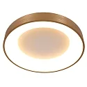 Steinhauer LED Deckenleuchte RINGLEDE, Ø 48cm, 40W 2700K 3600lm, direkt / indirekt, dimmbar, gold matt