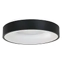 LED Deckenleuchte RINGLEDE, Ø 48cm, 40W 2700K 3600lm, direkt / indirekt, dimmbar, schwarz matt