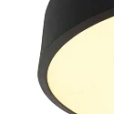 ceiling luminaire RINGLEDE - Ø 48CM large, round, direct / indirect IP20, black matt dimmable