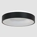 ceiling luminaire RINGLEDE - Ø 48CM large, round, direct / indirect IP20, black matt dimmable