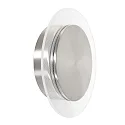 Steinhauer LED Wand- und Deckenleuchte LIDO, indirekt, mit Loch-Diffusor, 8W 2700K 700lm, CRi >90, verstellbar, dimmbar, stahl gebürstet