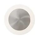 Steinhauer LED Wand- und Deckenleuchte LIDO, indirekt, mit Loch-Diffusor, 8W 2700K 700lm, CRi >90, verstellbar, dimmbar, stahl gebürstet