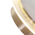 Steinhauer LED Wand- und Deckenleuchte LIDO, indirekt, mit Loch-Diffusor, 8W 2700K 700lm, CRi >90, verstellbar, dimmbar, stahl gebürstet