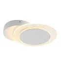 Steinhauer LED Wand- und Deckenleuchte LIDO, indirekt, mit Loch-Diffusor, 8W 2700K 700lm, CRi >90, verstellbar, dimmbar, weiß matt