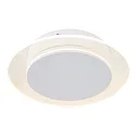 Steinhauer LED Wand- und Deckenleuchte LIDO, indirekt, mit Loch-Diffusor, 8W 2700K 700lm, CRi >90, verstellbar, dimmbar, weiß matt