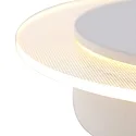 Steinhauer LED Wand- und Deckenleuchte LIDO, indirekt, mit Loch-Diffusor, 8W 2700K 700lm, CRi >90, verstellbar, dimmbar, weiß matt
