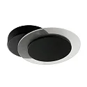 Steinhauer LED Wand- und Deckenleuchte LIDO, indirekt, mit Loch-Diffusor, 8W 2700K 700lm, CRi >90, verstellbar, dimmbar, schwarz matt