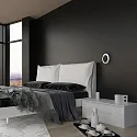Steinhauer LED Wand- und Deckenleuchte LIDO, indirekt, mit Loch-Diffusor, 8W 2700K 700lm, CRi >90, verstellbar, dimmbar, schwarz matt