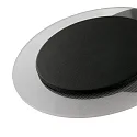 Steinhauer LED Wand- und Deckenleuchte LIDO, indirekt, mit Loch-Diffusor, 8W 2700K 700lm, CRi >90, verstellbar, dimmbar, schwarz matt