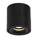 Mexlite LED Deckenstrahler FEZ, 1-flammig, IP20, 8W 2700K 700lm, dreh- und schwenkbar, dimmbar, schwarz matt