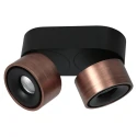 ceiling luminaire FEZ 2 flames IP20, bronze dimmable