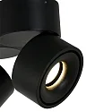 LED Deckenstrahler FEZ, 2-flammig, IP20, 2x 8W 2700K 700lm, dreh- und schwenkbar, dimmbar, schwarz matt
