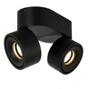 Mexlite LED Deckenstrahler FEZ, 2-flammig, IP20, 2x 8W 2700K 700lm, dreh- und schwenkbar, dimmbar, schwarz matt