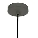 Steinhauer Pendelleuchte KRISIP, Ø 50cm, flach, E27, Metall, grau matt