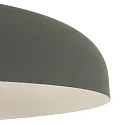 Steinhauer Pendelleuchte KRISIP, Ø 50cm, flach, E27, Metall, grau matt