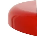Pendelleuchte KRISIP, Ø 50cm, flach, E27, Metall, signalrot glänzend