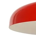 Pendelleuchte KRISIP, Ø 50cm, flach, E27, Metall, signalrot glänzend