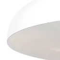 Steinhauer Pendelleuchte KRISIP, Ø 50cm, flach, E27, Metall, weiß matt