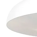 Steinhauer Pendelleuchte KRISIP, Ø 50cm, flach, E27, Metall, weiß matt