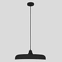 Steinhauer Pendelleuchte KRISIP, Ø 50cm, flach, E27, Metall, schwarz matt