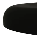 Steinhauer Pendelleuchte KRISIP, Ø 50cm, flach, E27, Metall, schwarz matt