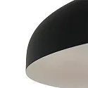 Steinhauer Pendelleuchte KRISIP, Ø 50cm, flach, E27, Metall, schwarz matt