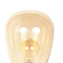 Tischleuchte REFLEXION, Ø 15cm, E27, IP20, mit Schnurschalter, auchglas teilverspiegelt, messing