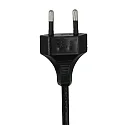 Steinhauer table lamp REFLEXION - Ø 15CM 1 flame, high, with switch, with plug E27 IP20, black matt 